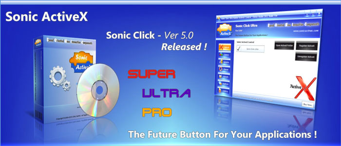 Sonic Click ActiveX 5.0 Released.