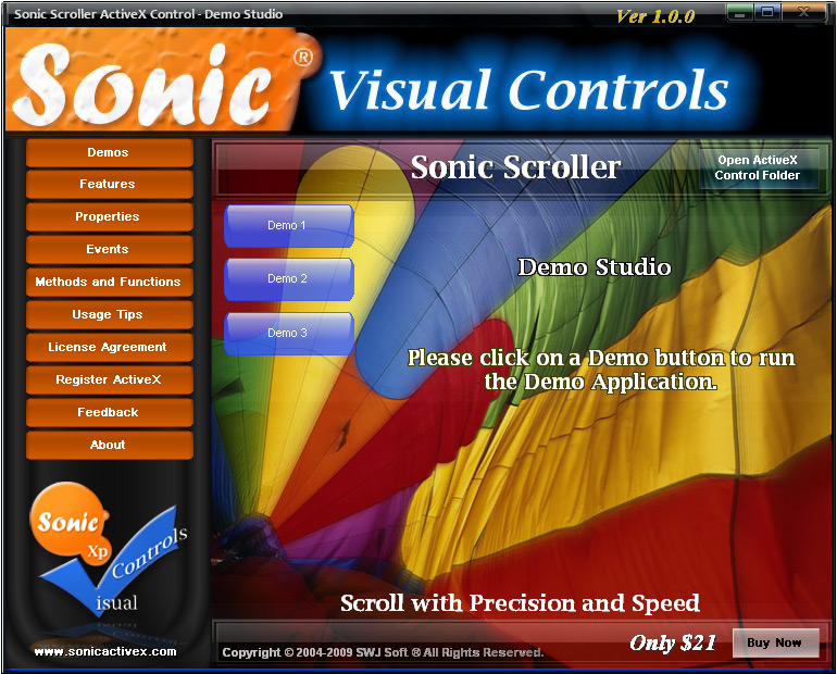 Sonic Scroller - Demo Studio