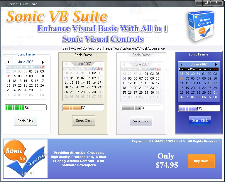 Sonic VB Suite - Screen Shot